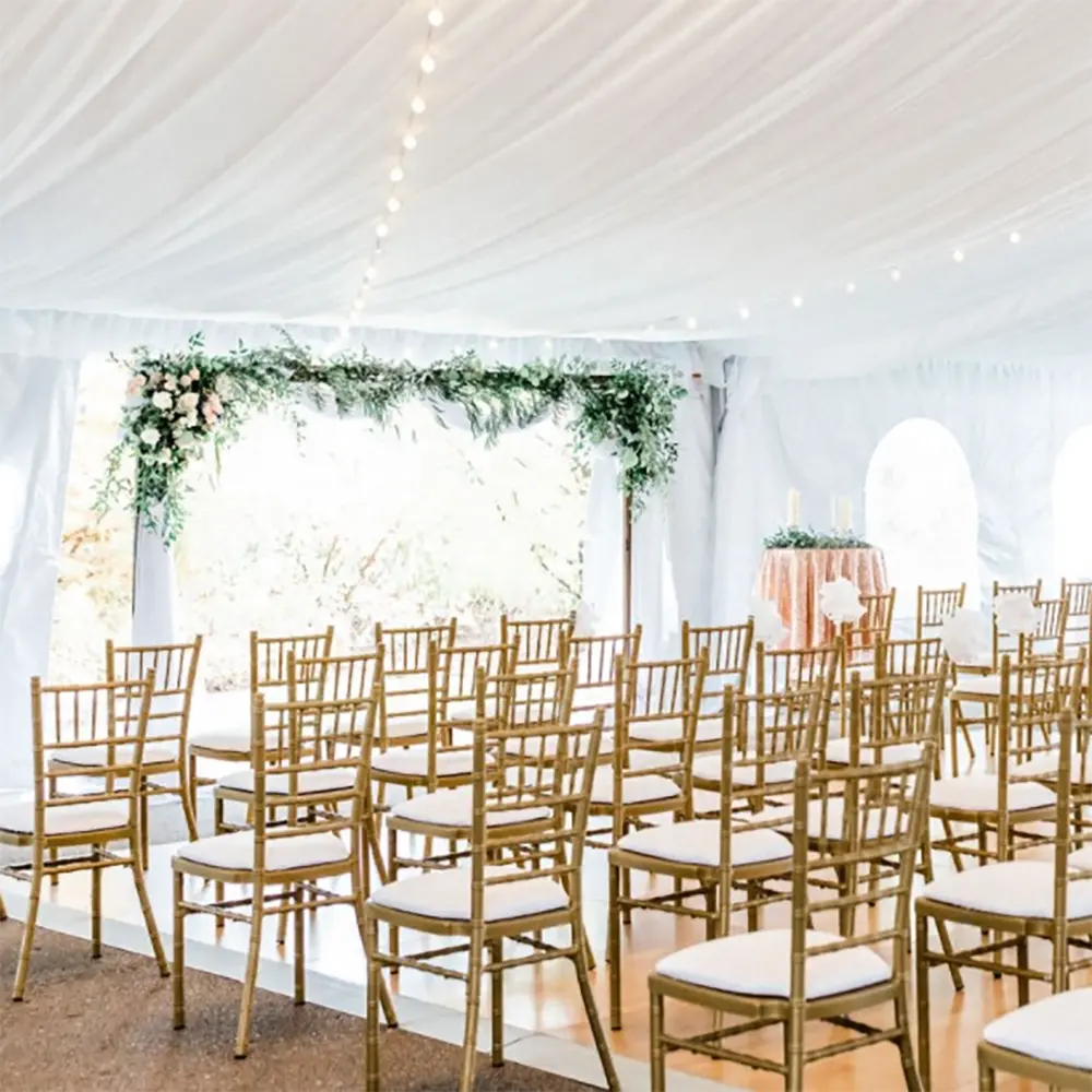 Gold Chiavari Chair rental in Michigan