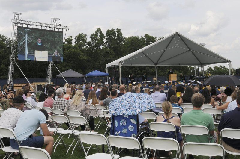 Commencement structure tent rental for large graduation ceremonies