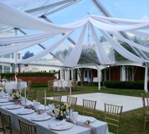 White Dance Floor rental in Michigan