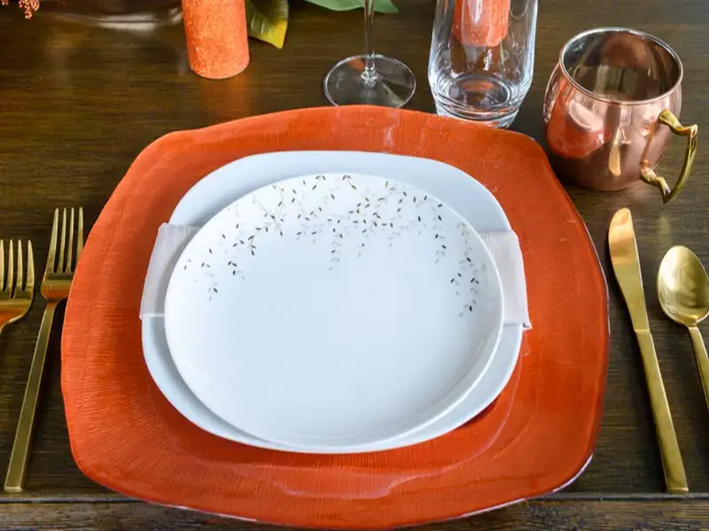 Dinnerware flatware and stemware rental for fundraising dinner events