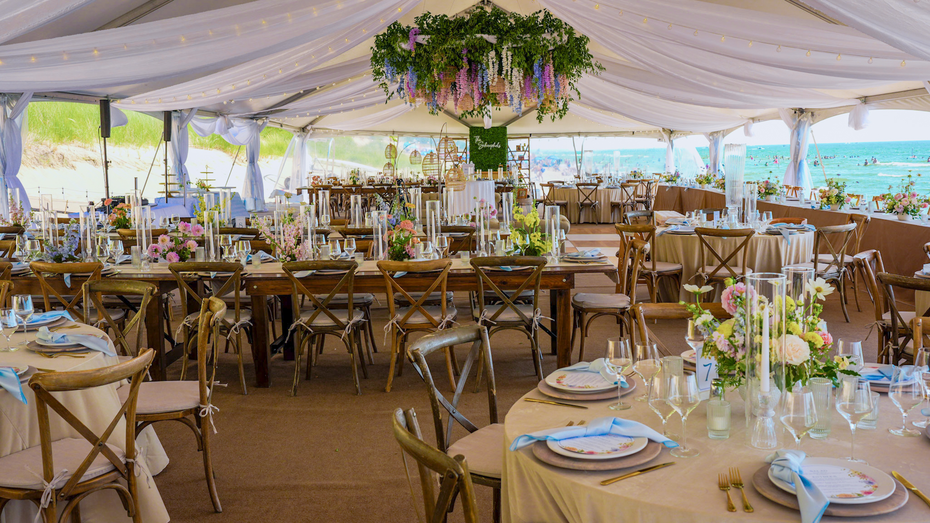 Farm Table Rental | Rustic Wood Harvest Tables | Knights Tent & Party ...