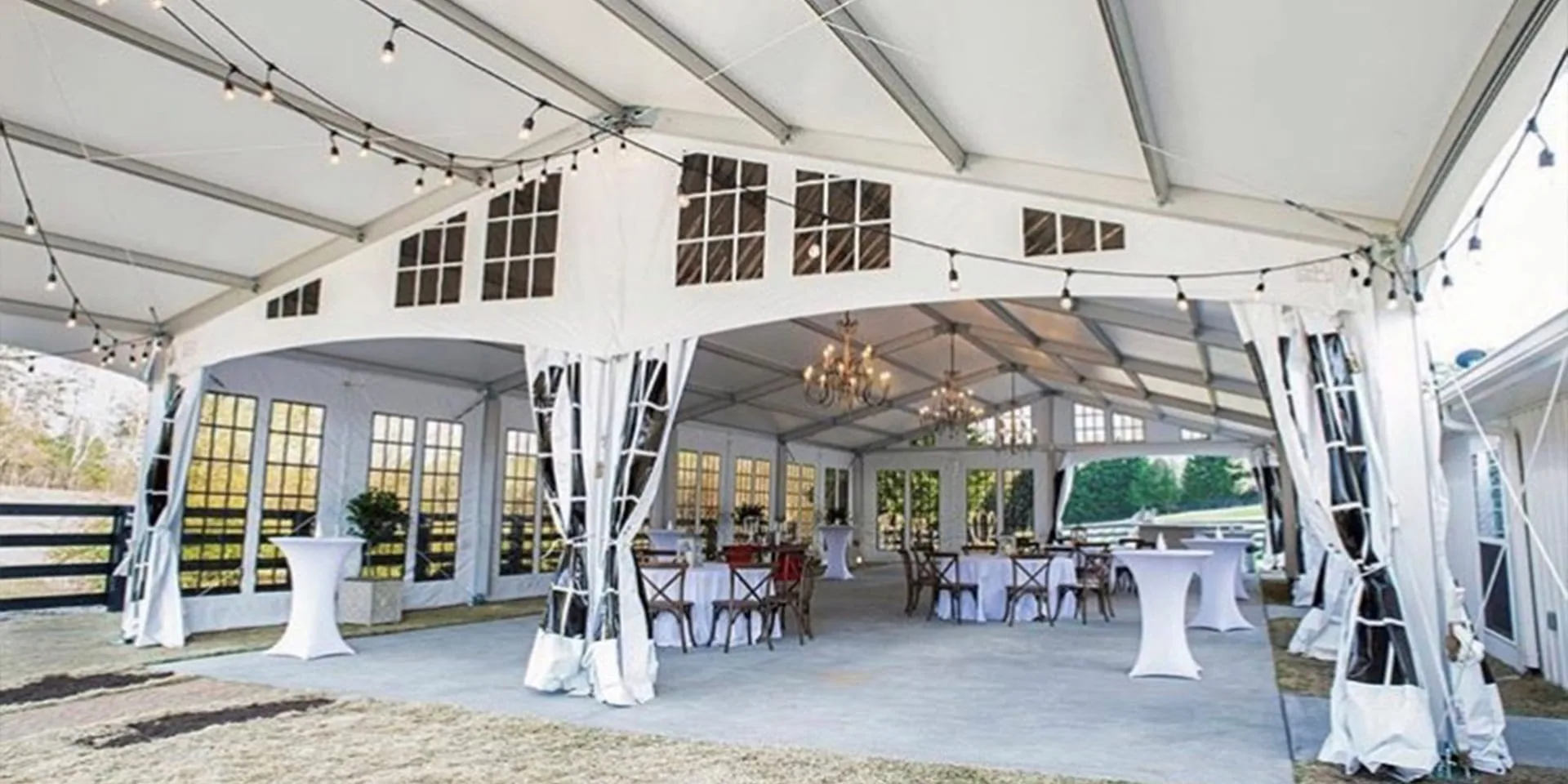 Glass Wall Structure Tent Rental