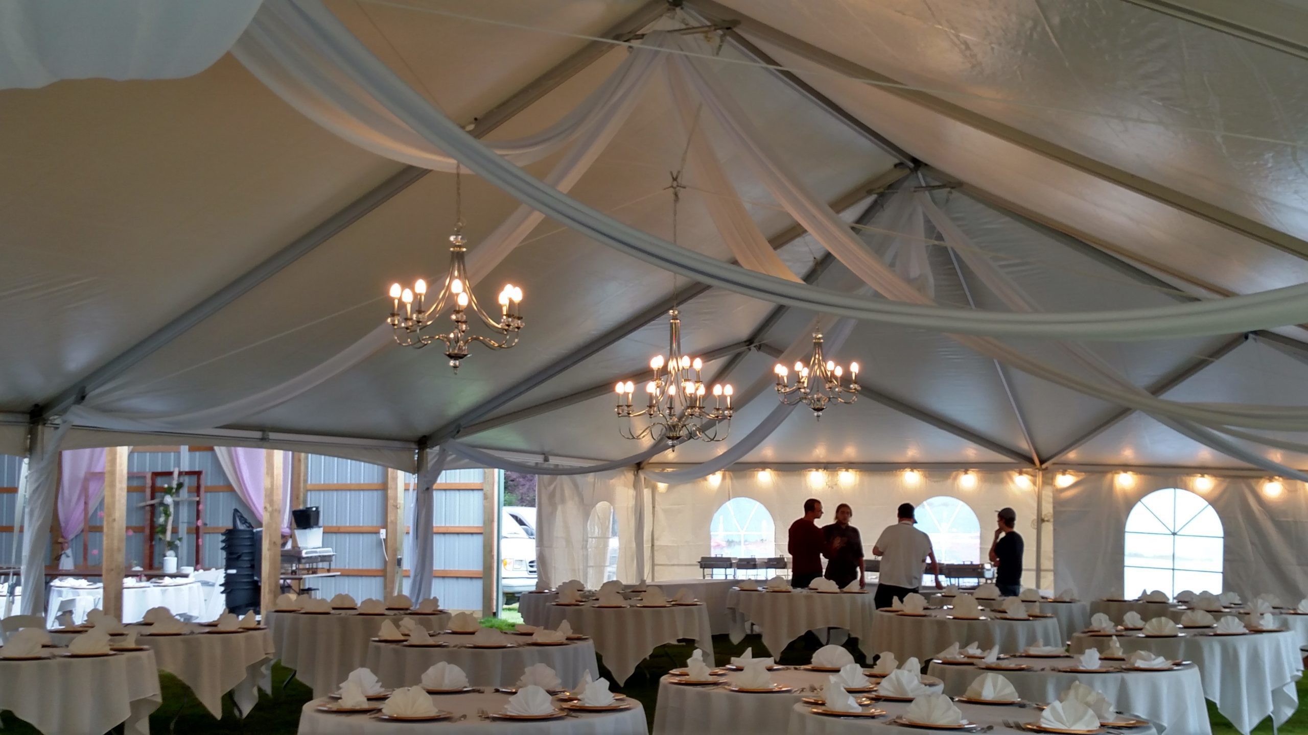 Swag Bistro Tent Lighting — Tent & Party Events