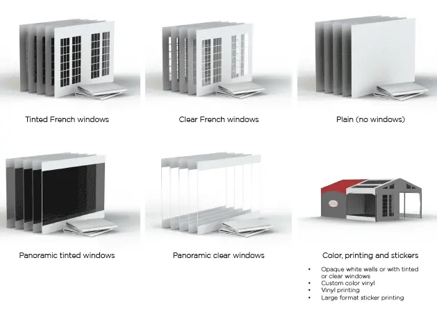 Tent Window Types