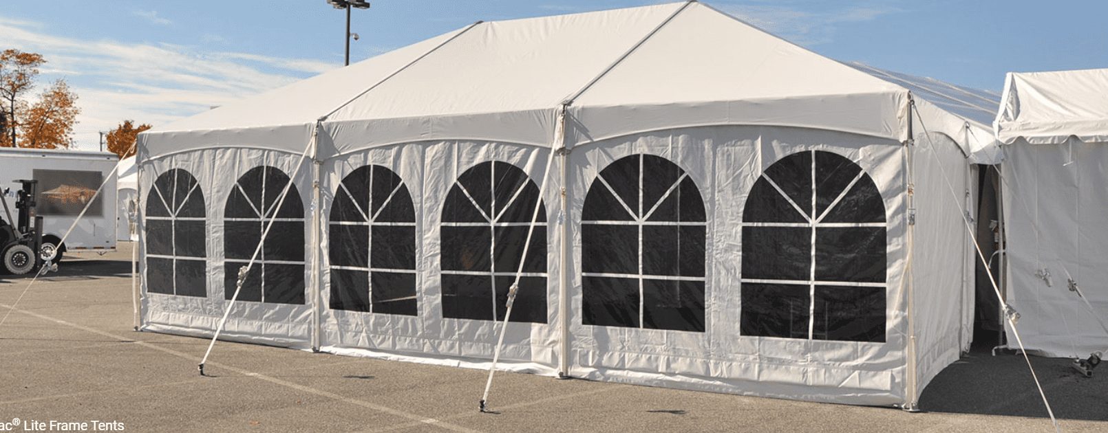 30' JumboTrac Frame Tent Rental | Knight's Tent & Party Rental