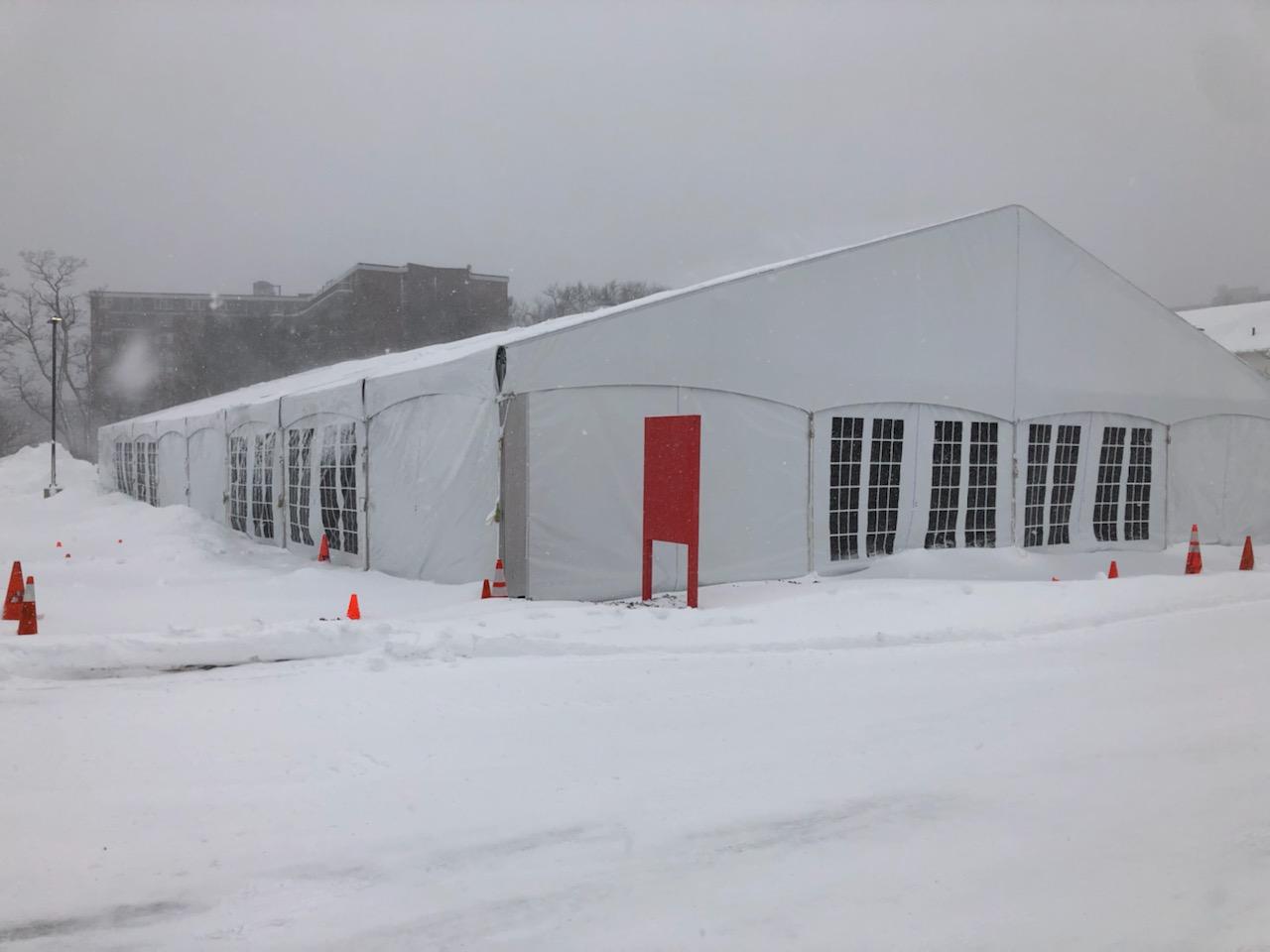 Larger Structure Tent Winter