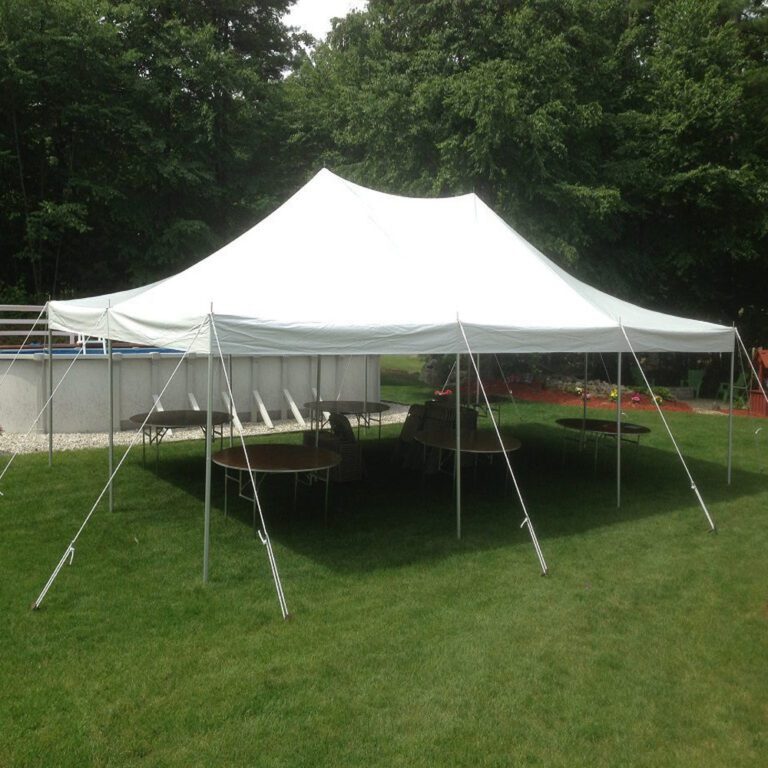 20×30 Canopy Tent (Pole Tent) | Knight’s Tent Rental