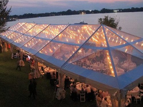 40 Frame Tent Rental - Clear