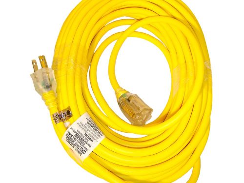 50ft 120v Yellow Extension Cord