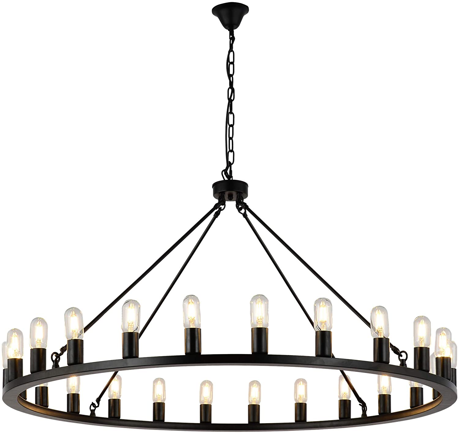 Wagon wheel Chandelier