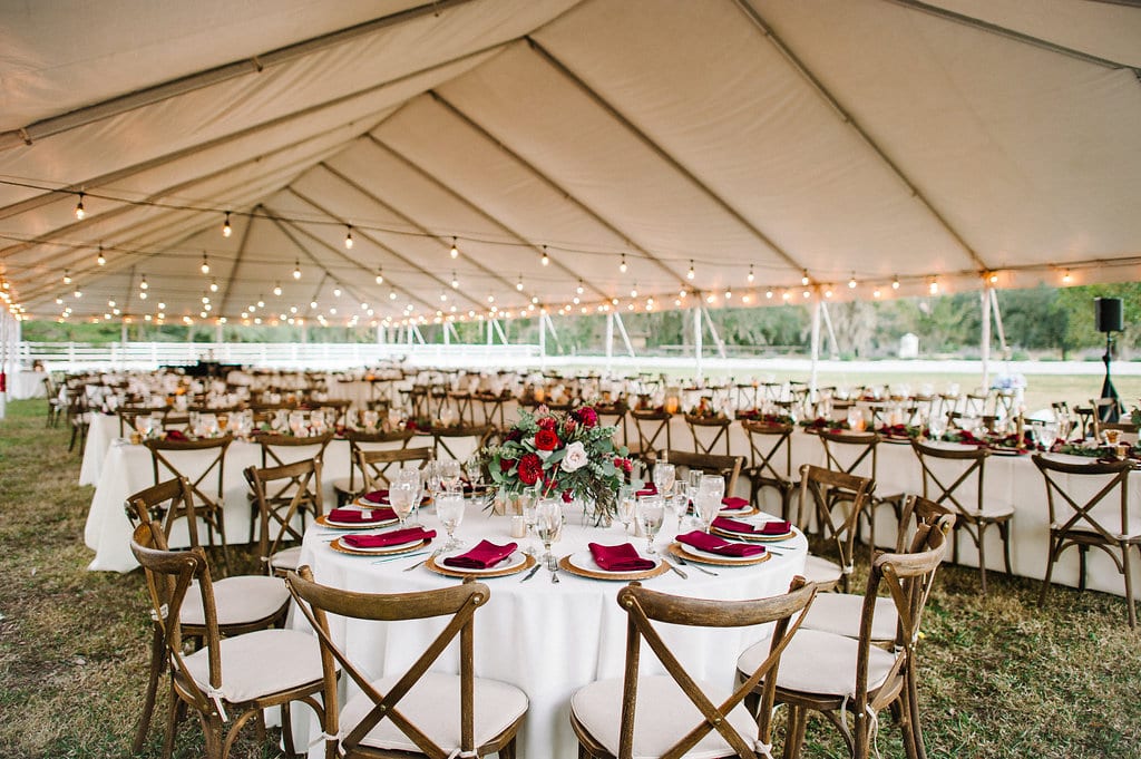 frame tent farm chairs