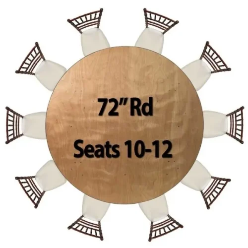 72″ Round Table Knight’s Tent & Party Rental