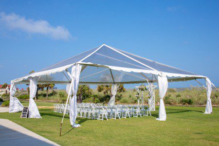 40x40 Clear Top Frame Tent