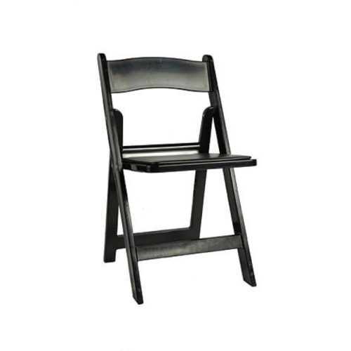 (96) Padded Black Folding Chairs Knight's Tent & Party Rental