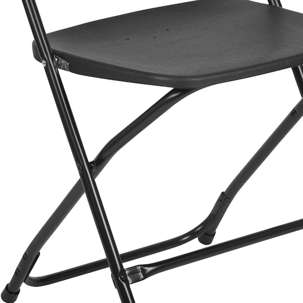 black-standard-folding-chair-closeup
