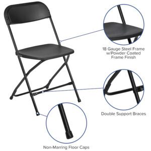 black-standard-folding-chair-info