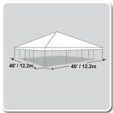 40x40 Canopy Tent (Pole Tent)