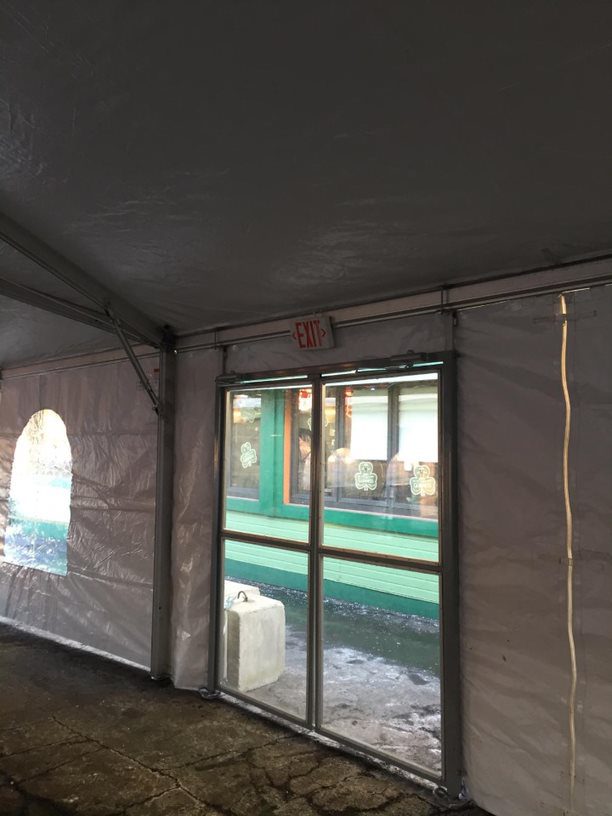 Frame Tent Door