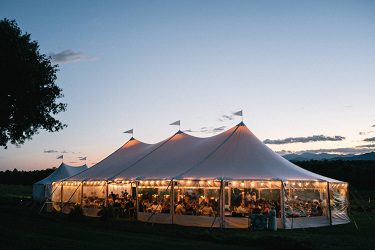 Plymouth Event sailcloth tent