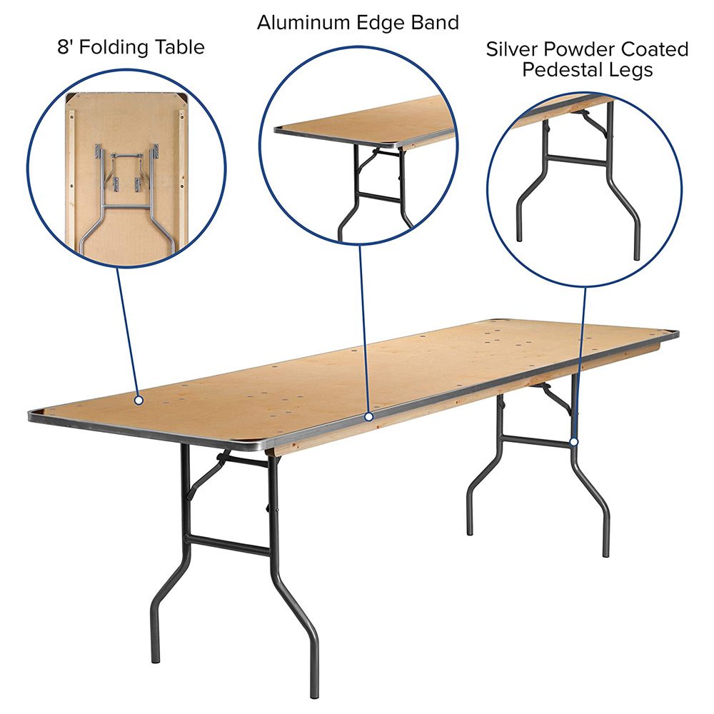 8-Ft-Banquet-Table-Rental-Features