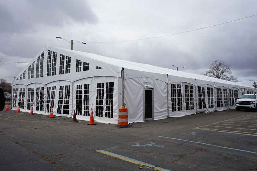 structure tent corporate commercial