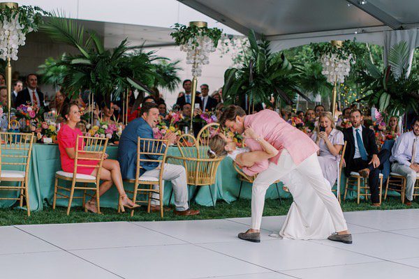 wedding tent white dance floor