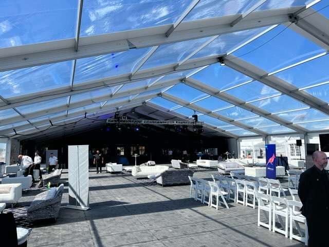 structure tent corporate event