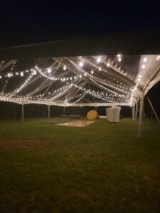 clear top frame tent