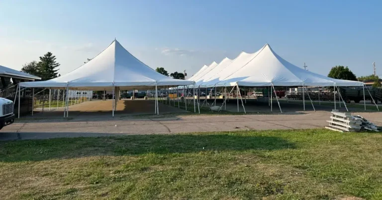 Large Canopy Pole Tent Rentals in Rochester Macomb Michigan