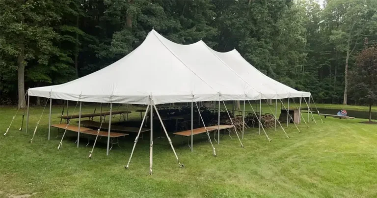Large Canopy Pole Tent Rentals in Southeast Michigan