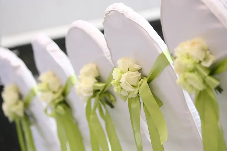 Prettiest chair sash ideas for 2026 2027 weddings