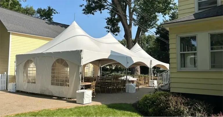 Small Frame High Peak Rental Tents in Michigan Party Tent Rental Near Me