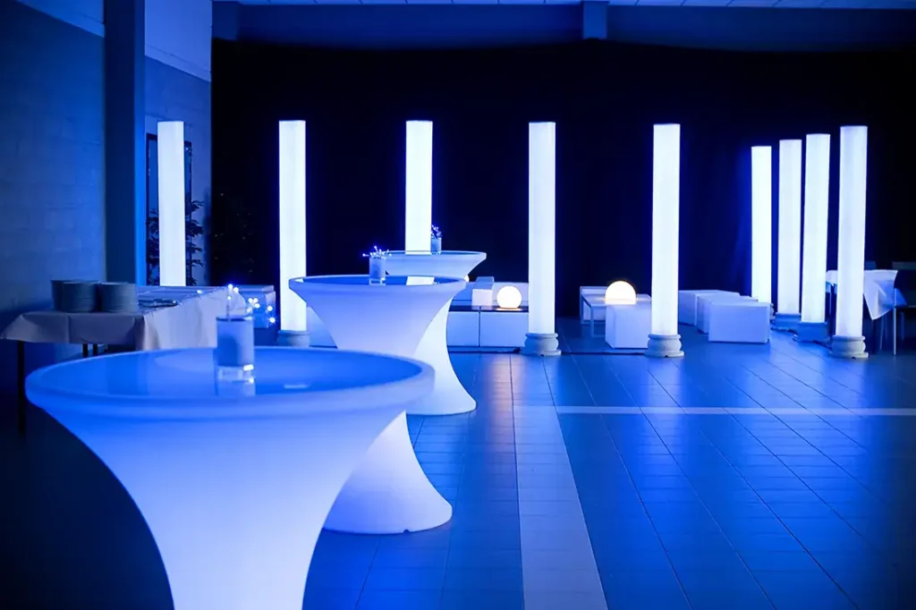 Uplighting LED Rental for parties and corporate events in southeast michigan